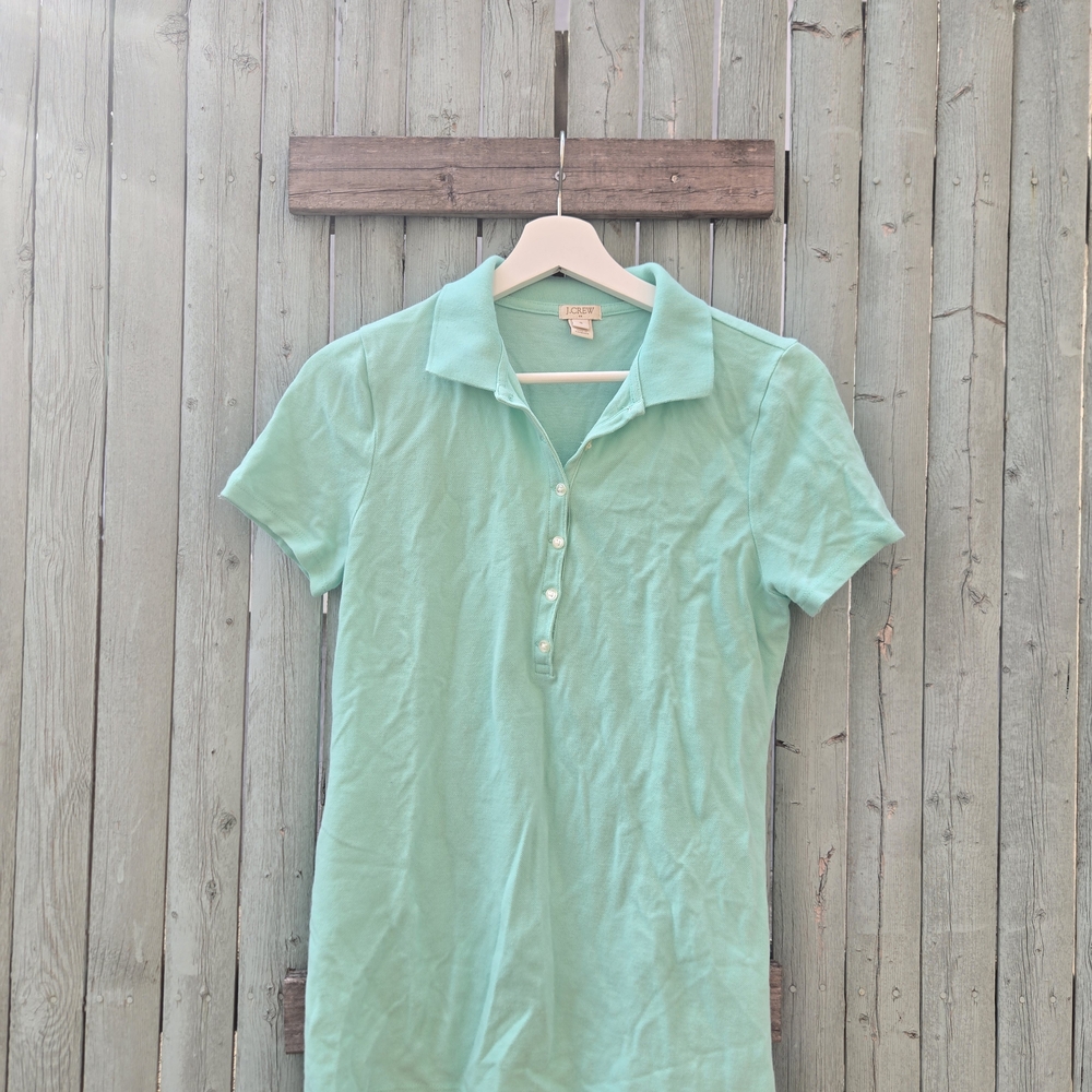 J. Crew Mint Green Button Down Shirt - Women's Small